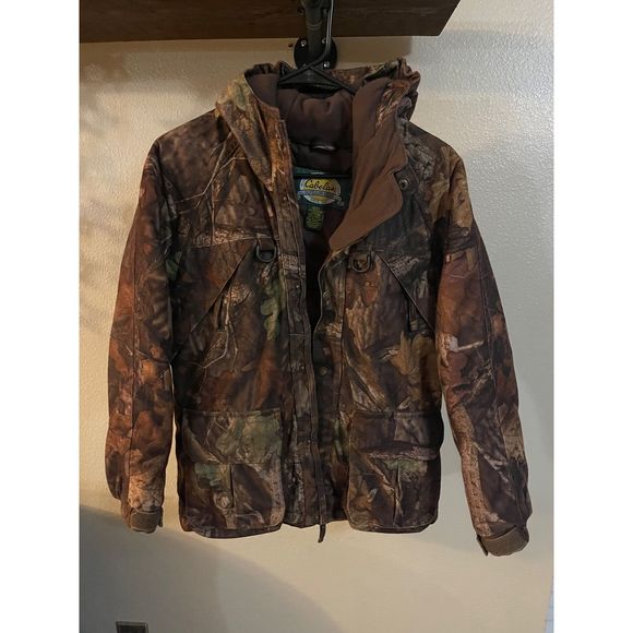 Cabela's Other - Cabela’s outdoor gear camo Hunting hooded Insulated coat kids size Large